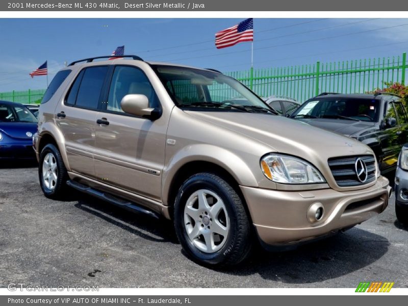 Desert Silver Metallic / Java 2001 Mercedes-Benz ML 430 4Matic