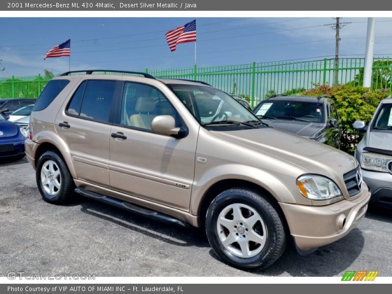 Desert Silver Metallic / Java 2001 Mercedes-Benz ML 430 4Matic