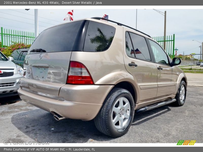 Desert Silver Metallic / Java 2001 Mercedes-Benz ML 430 4Matic
