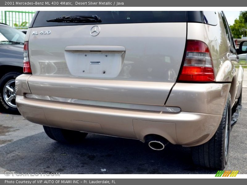 Desert Silver Metallic / Java 2001 Mercedes-Benz ML 430 4Matic