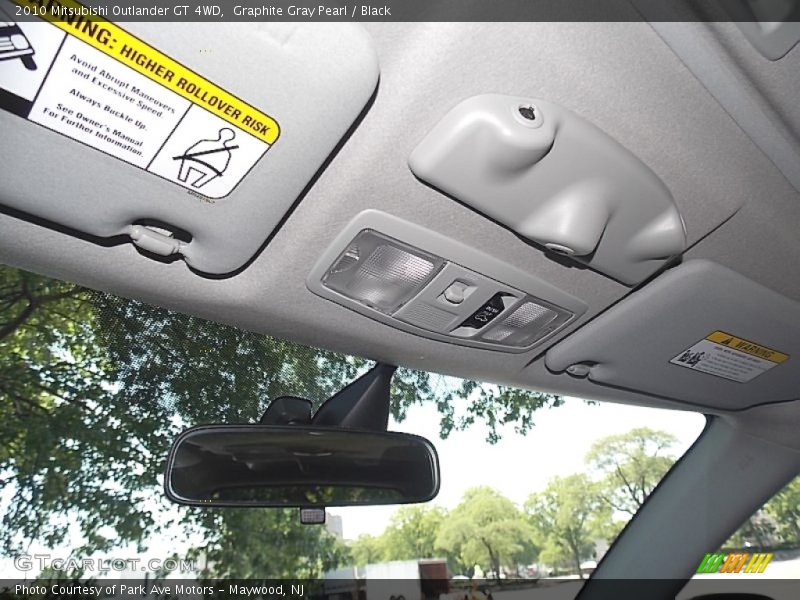 Graphite Gray Pearl / Black 2010 Mitsubishi Outlander GT 4WD