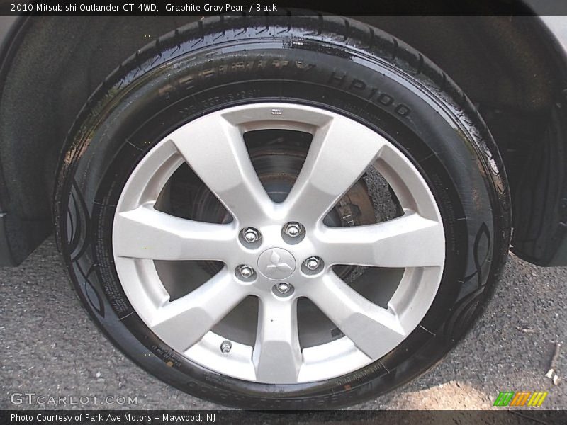 Graphite Gray Pearl / Black 2010 Mitsubishi Outlander GT 4WD