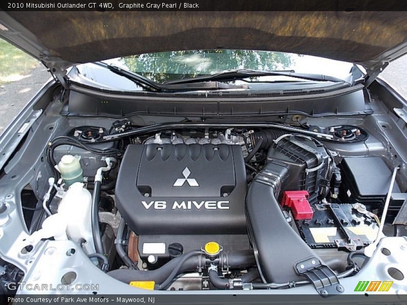 Graphite Gray Pearl / Black 2010 Mitsubishi Outlander GT 4WD