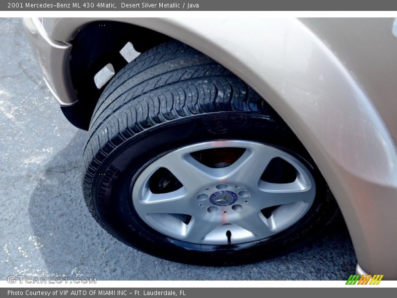 Desert Silver Metallic / Java 2001 Mercedes-Benz ML 430 4Matic