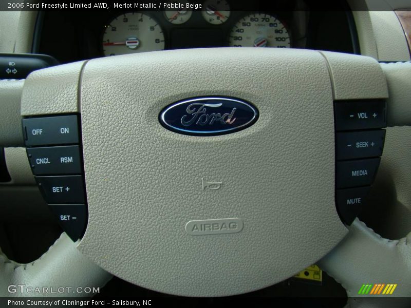 Merlot Metallic / Pebble Beige 2006 Ford Freestyle Limited AWD