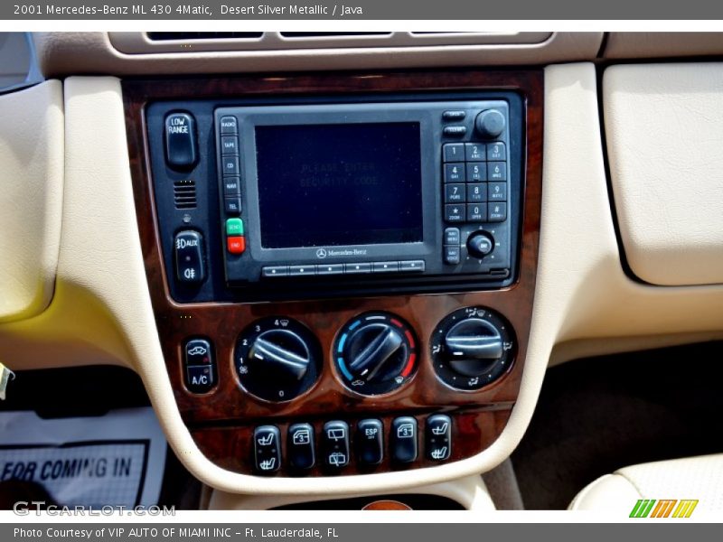 Controls of 2001 ML 430 4Matic