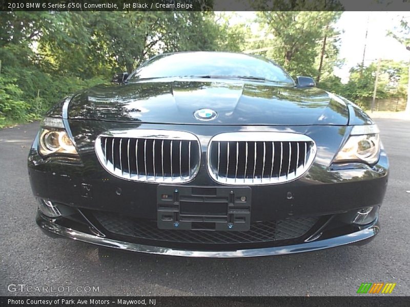 Jet Black / Cream Beige 2010 BMW 6 Series 650i Convertible