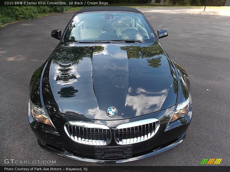 Jet Black / Cream Beige 2010 BMW 6 Series 650i Convertible