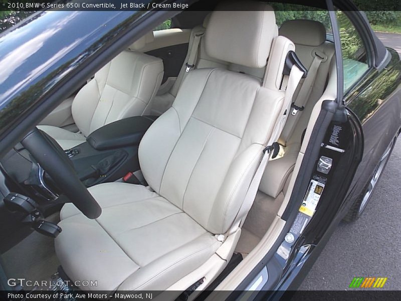 Front Seat of 2010 6 Series 650i Convertible