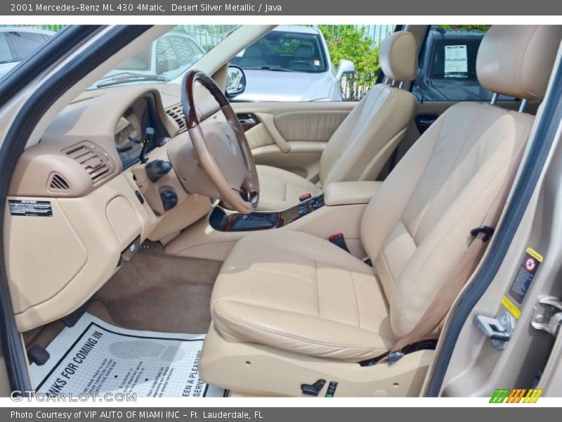 Front Seat of 2001 ML 430 4Matic
