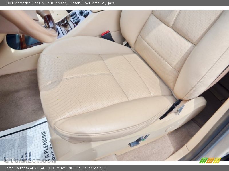 Desert Silver Metallic / Java 2001 Mercedes-Benz ML 430 4Matic