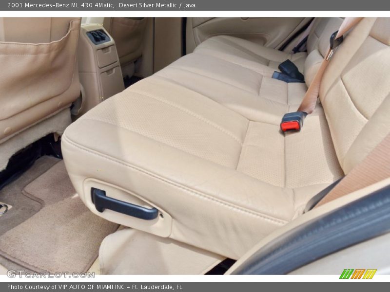 Rear Seat of 2001 ML 430 4Matic