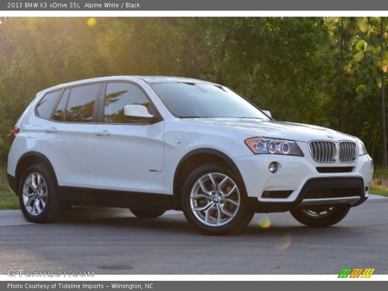 Alpine White / Black 2013 BMW X3 xDrive 35i