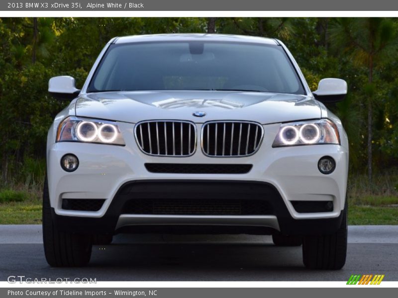 Alpine White / Black 2013 BMW X3 xDrive 35i