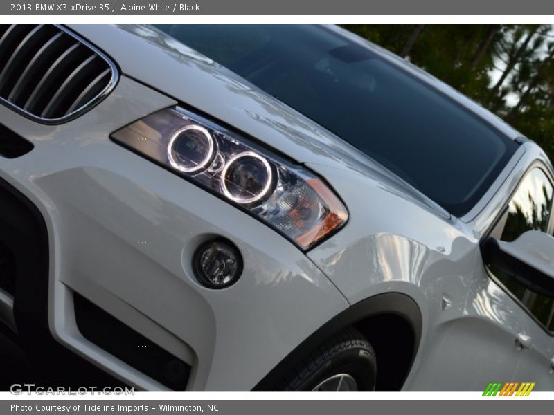 Alpine White / Black 2013 BMW X3 xDrive 35i