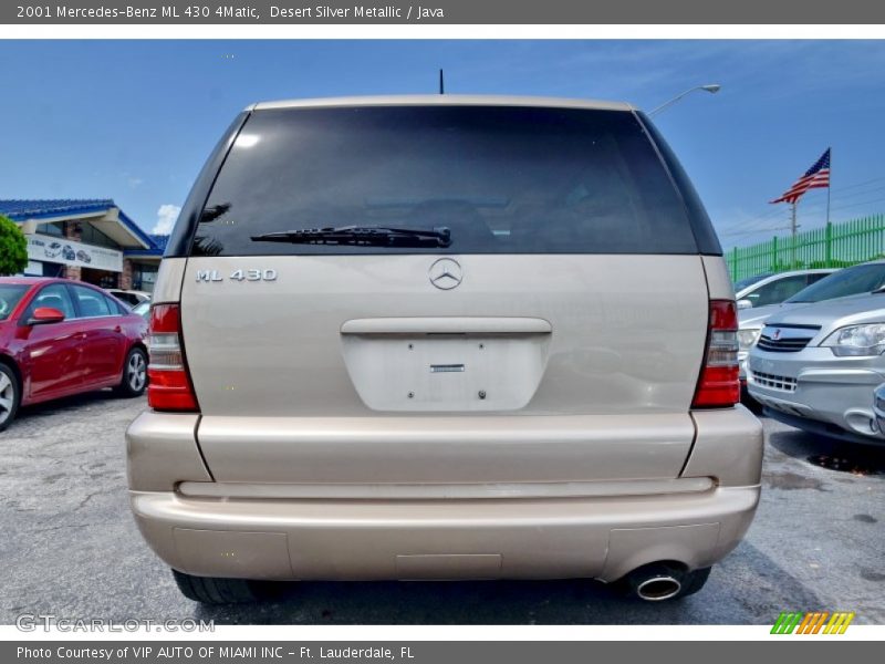 Desert Silver Metallic / Java 2001 Mercedes-Benz ML 430 4Matic