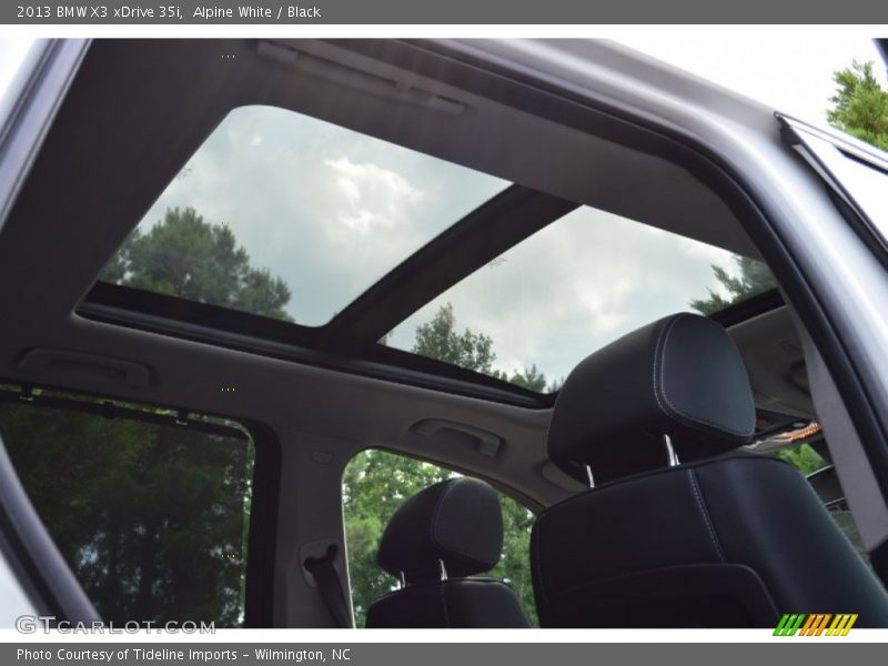 Alpine White / Black 2013 BMW X3 xDrive 35i