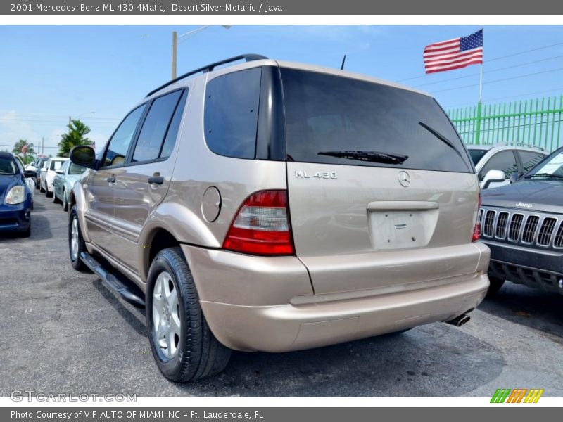 Desert Silver Metallic / Java 2001 Mercedes-Benz ML 430 4Matic