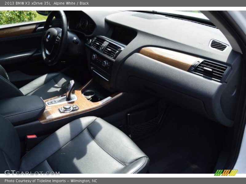 Alpine White / Black 2013 BMW X3 xDrive 35i