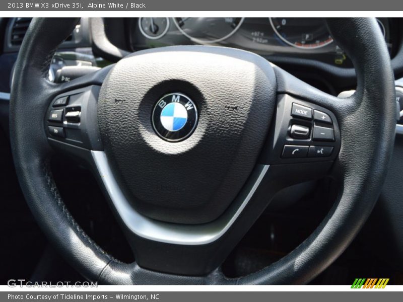 Alpine White / Black 2013 BMW X3 xDrive 35i