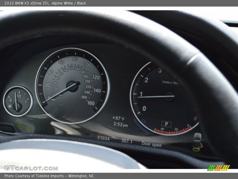 Alpine White / Black 2013 BMW X3 xDrive 35i