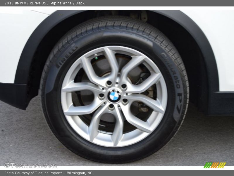 Alpine White / Black 2013 BMW X3 xDrive 35i