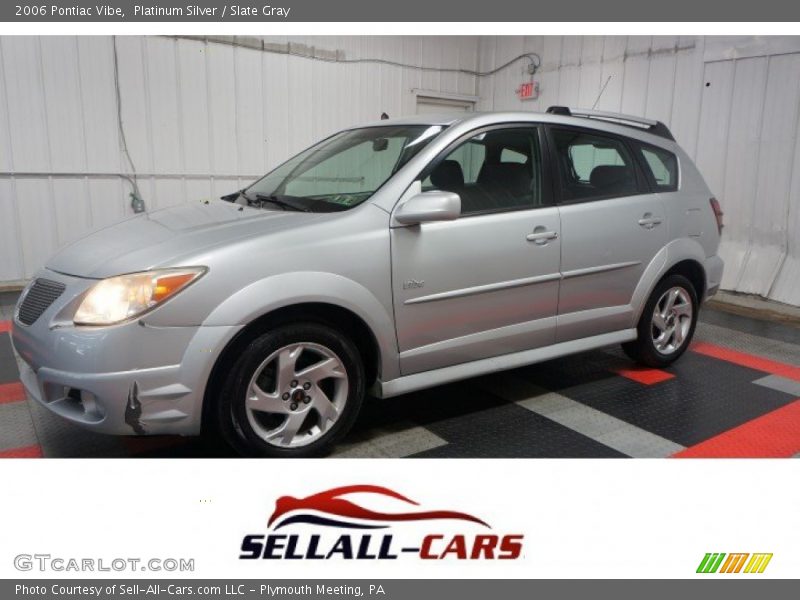 Platinum Silver / Slate Gray 2006 Pontiac Vibe