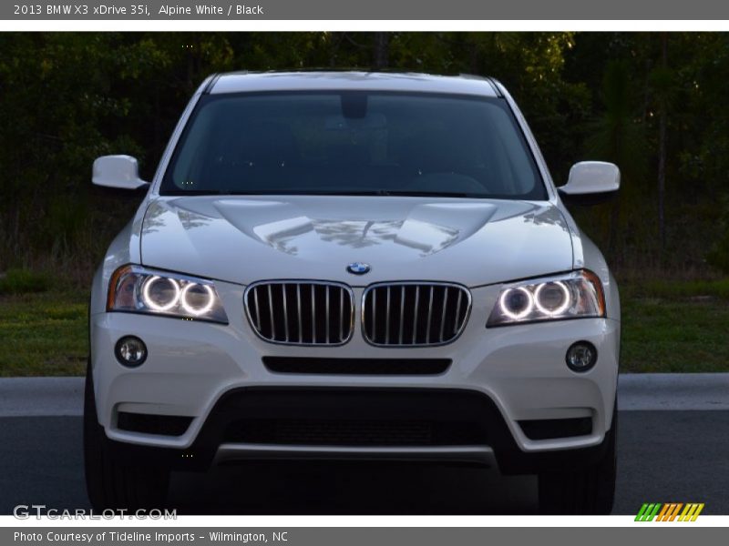 Alpine White / Black 2013 BMW X3 xDrive 35i