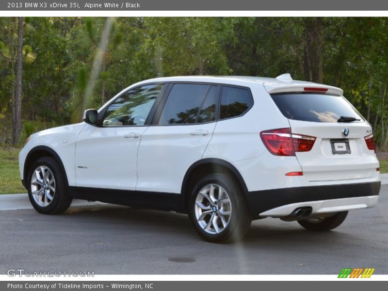 Alpine White / Black 2013 BMW X3 xDrive 35i