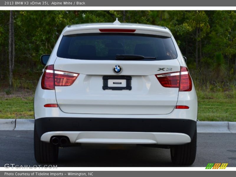 Alpine White / Black 2013 BMW X3 xDrive 35i