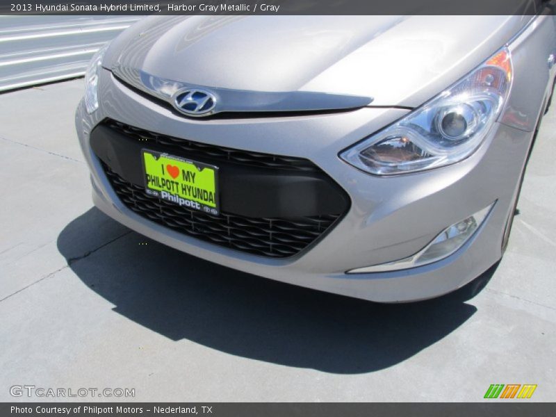 Harbor Gray Metallic / Gray 2013 Hyundai Sonata Hybrid Limited