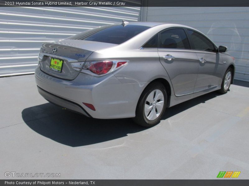 Harbor Gray Metallic / Gray 2013 Hyundai Sonata Hybrid Limited