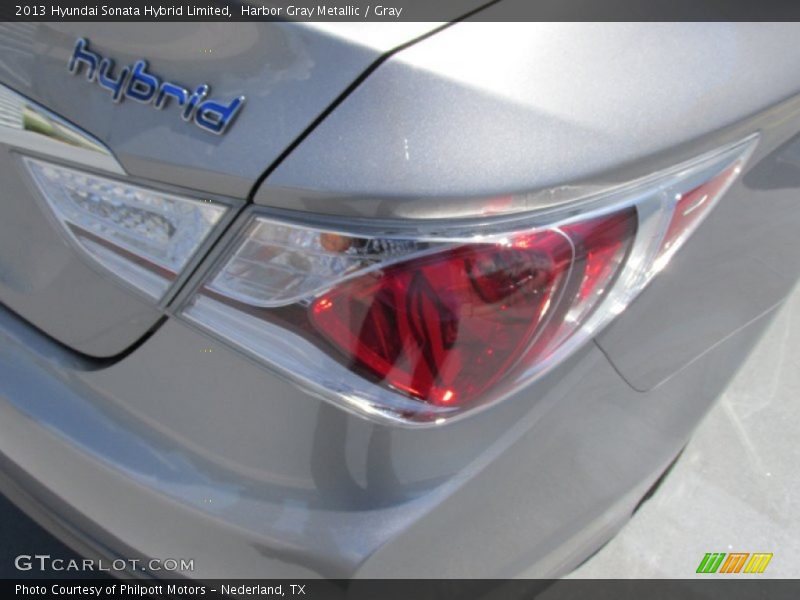 Harbor Gray Metallic / Gray 2013 Hyundai Sonata Hybrid Limited