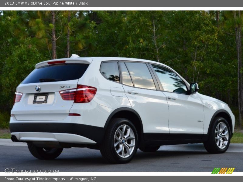 Alpine White / Black 2013 BMW X3 xDrive 35i