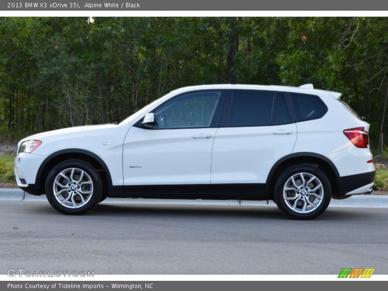 Alpine White / Black 2013 BMW X3 xDrive 35i