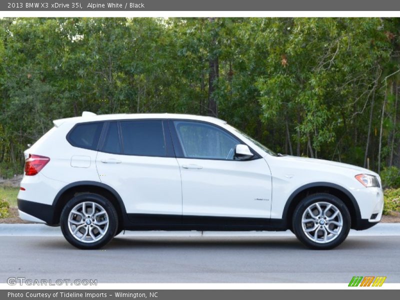 Alpine White / Black 2013 BMW X3 xDrive 35i