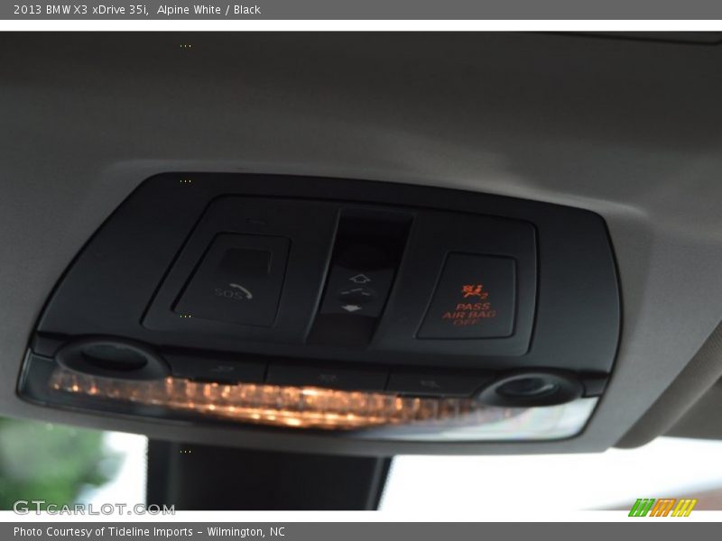 Alpine White / Black 2013 BMW X3 xDrive 35i