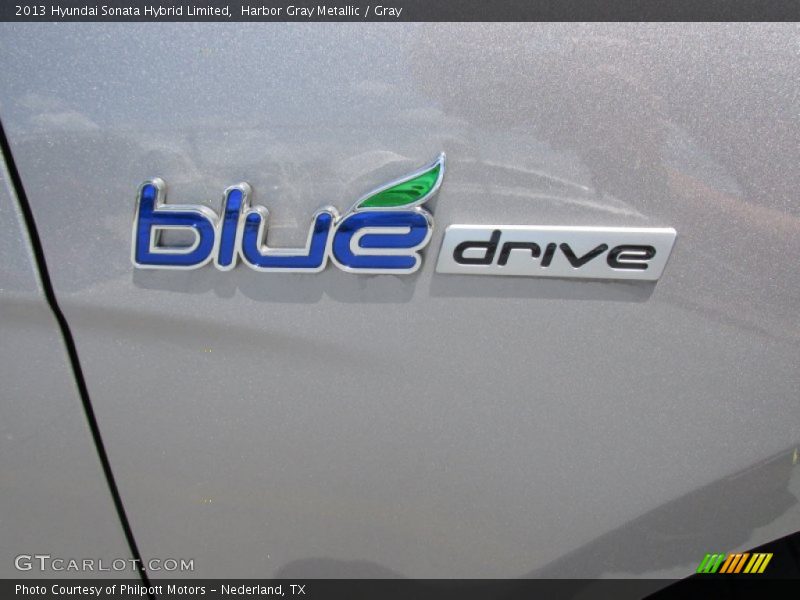 Harbor Gray Metallic / Gray 2013 Hyundai Sonata Hybrid Limited
