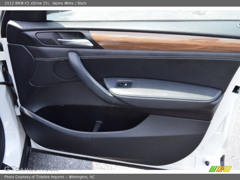 Alpine White / Black 2013 BMW X3 xDrive 35i