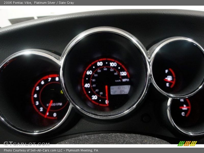 Platinum Silver / Slate Gray 2006 Pontiac Vibe