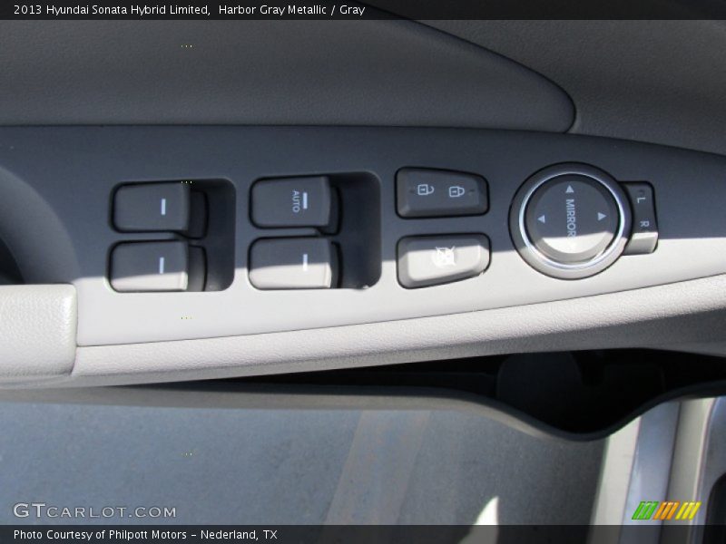 Harbor Gray Metallic / Gray 2013 Hyundai Sonata Hybrid Limited