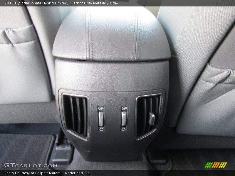 Harbor Gray Metallic / Gray 2013 Hyundai Sonata Hybrid Limited