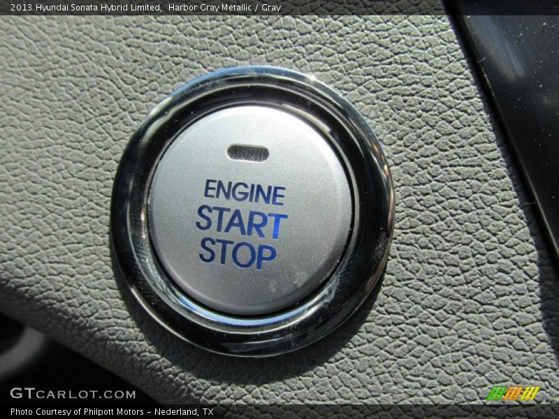 Harbor Gray Metallic / Gray 2013 Hyundai Sonata Hybrid Limited