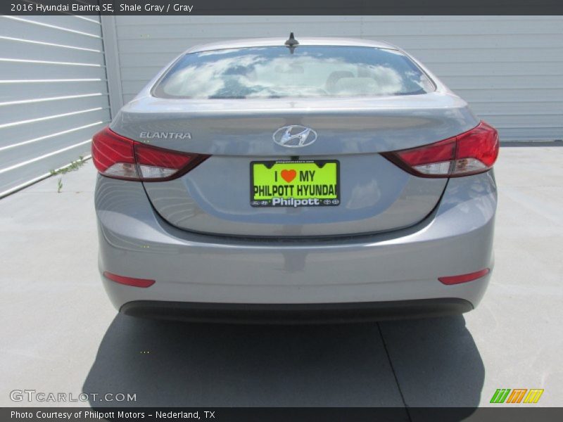 Shale Gray / Gray 2016 Hyundai Elantra SE