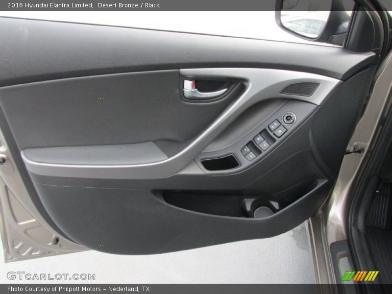 Desert Bronze / Black 2016 Hyundai Elantra Limited