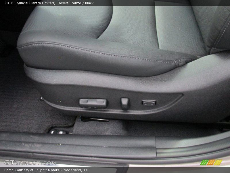Desert Bronze / Black 2016 Hyundai Elantra Limited