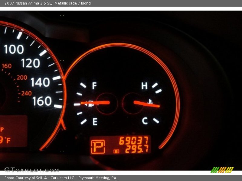 Metallic Jade / Blond 2007 Nissan Altima 2.5 SL