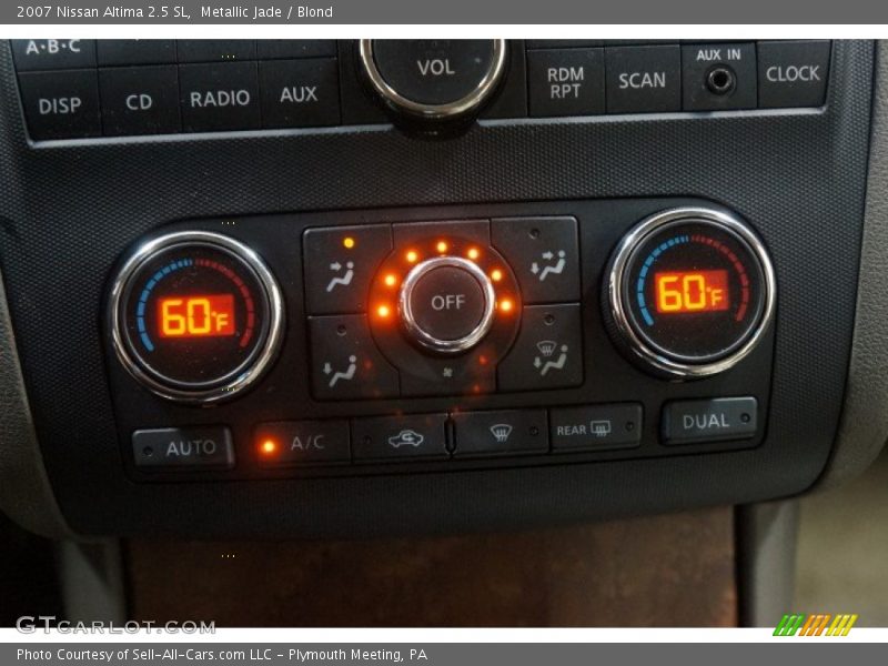 Metallic Jade / Blond 2007 Nissan Altima 2.5 SL