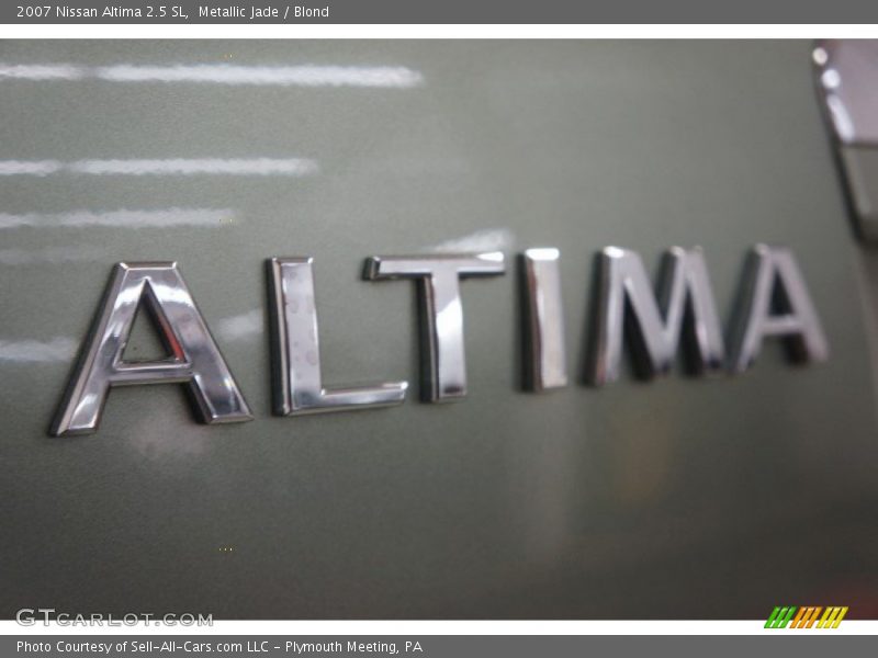 Metallic Jade / Blond 2007 Nissan Altima 2.5 SL