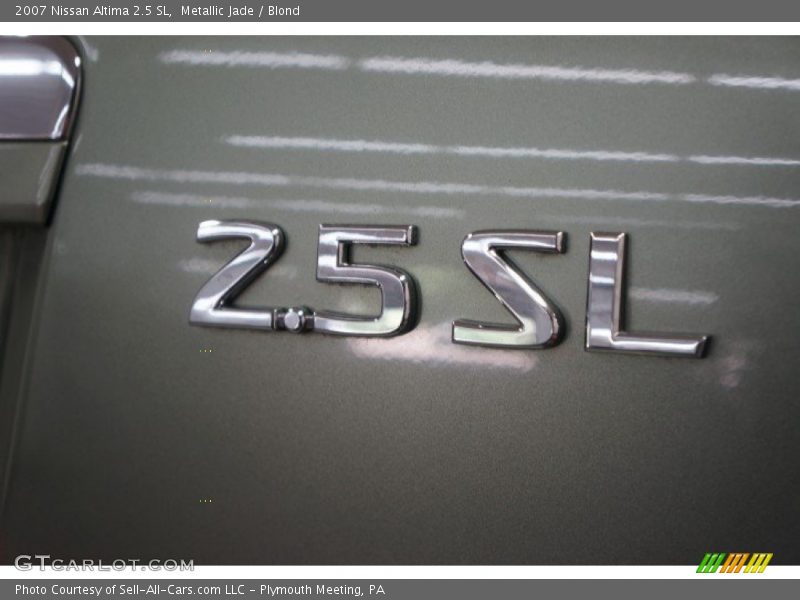 Metallic Jade / Blond 2007 Nissan Altima 2.5 SL